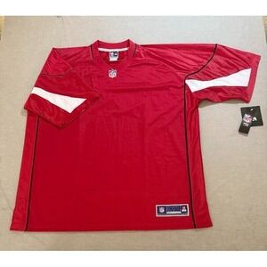 Arizona Cardinals Pro‎ Line NFL Jersey Mens 2XL Red Blank Short Sleeve.
